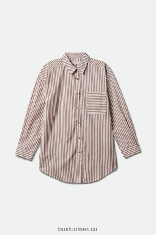 Brixton vestir mojave mujer sidney oversize l/s tejido DV42H451