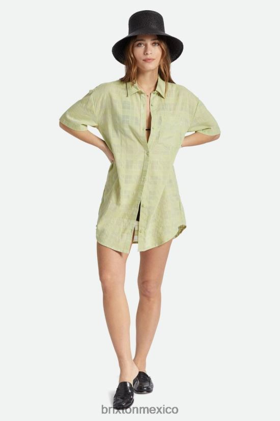 Brixton vestir pera mujer vestido sobrecamisa leon manga larga DV42H422