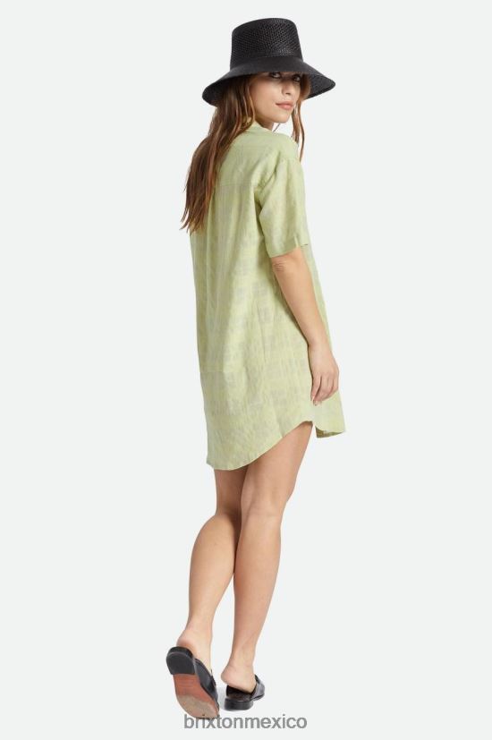 Brixton vestir pera mujer vestido sobrecamisa leon manga larga DV42H422