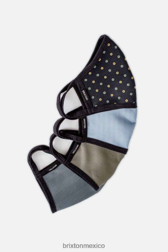 Brixton accesorios espina de oliva unisexo mascarilla reversible DV42H399