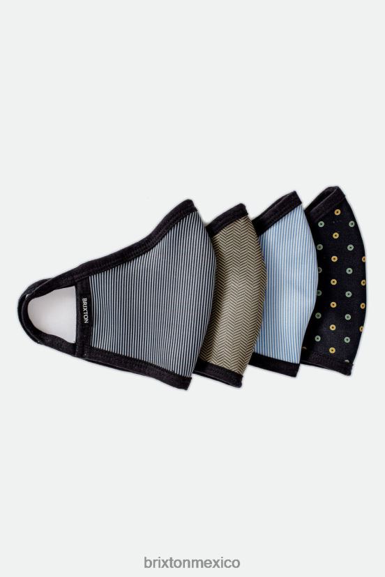 Brixton accesorios franja azul de ingeniero unisexo mascarilla reversible DV42H398