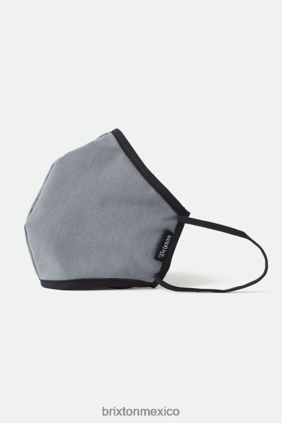 Brixton accesorios gris unisexo mascarilla facial antimicrobiana elástica en 4 direcciones DV42H384