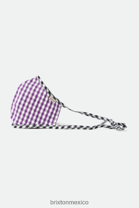 Brixton accesorios guinga morada unisexo mascarilla antimicrobiana ligera DV42H406