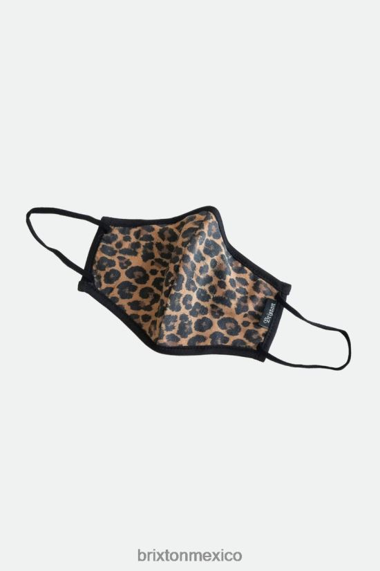 Brixton accesorios leopardo unisexo mascarilla facial antimicrobiana elástica en 4 direcciones DV42H391
