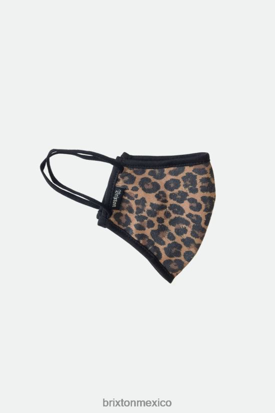 Brixton accesorios leopardo unisexo mascarilla facial antimicrobiana elástica en 4 direcciones DV42H391