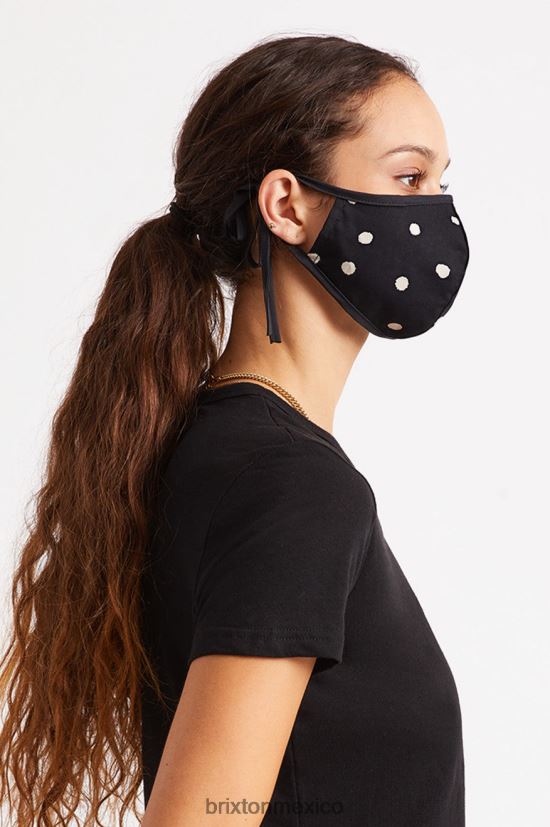 Brixton accesorios lunares negros unisexo mascarilla antimicrobiana ligera DV42H403