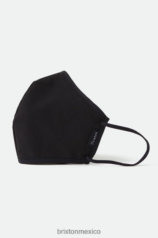 Brixton accesorios negro unisexo mascarilla facial antimicrobiana elástica en 4 direcciones DV42H383