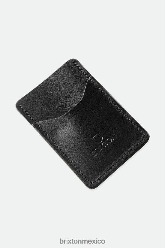 Brixton x Artifact accesorios negro unisexo cartera tarjetero de piel DV42H370