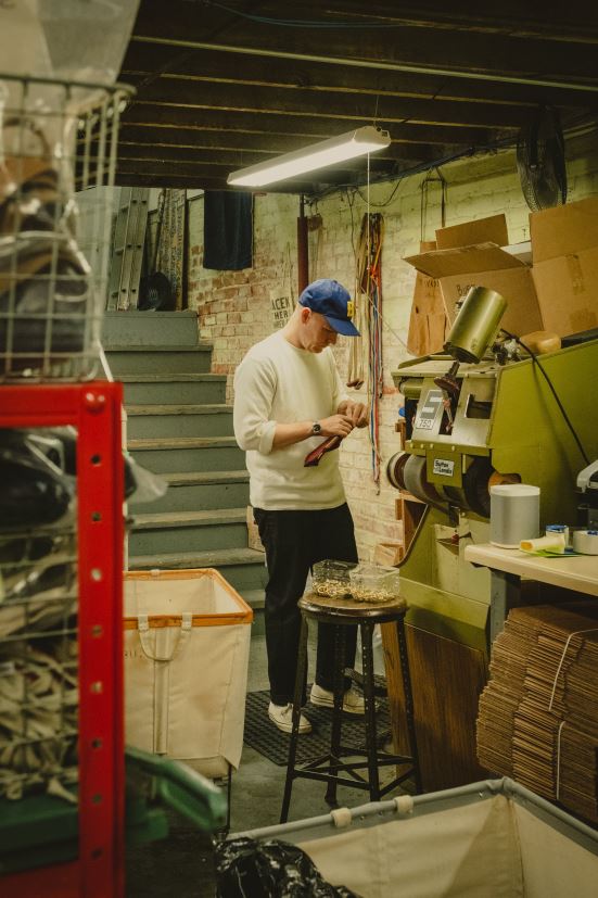 Brixton x Artifact accesorios negro unisexo cartera tarjetero de piel DV42H370