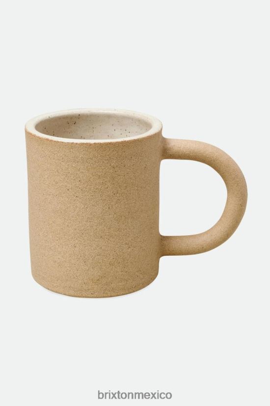 Brixton x O-M accesorios beige unisexo taza de cerámica hecha a mano DV42H368
