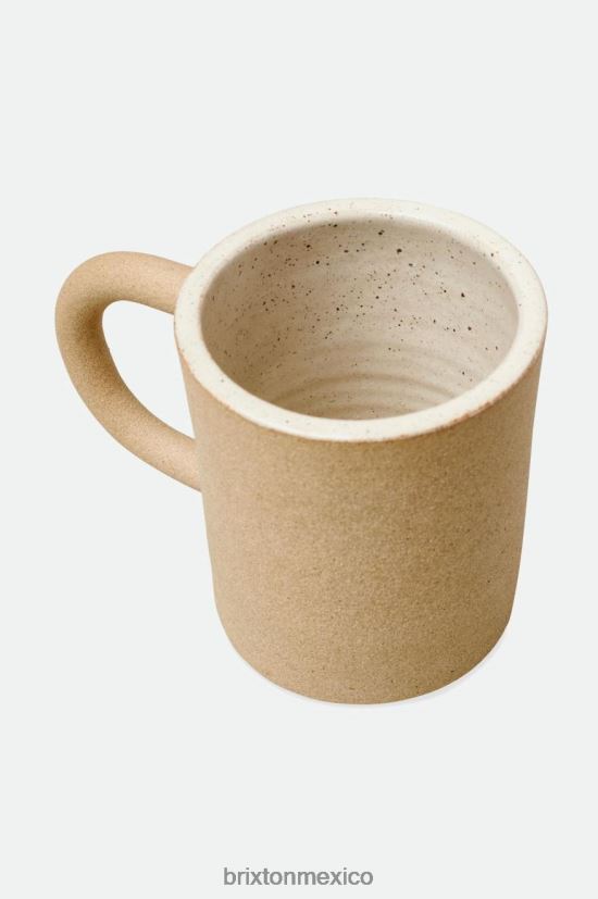 Brixton x O-M accesorios beige unisexo taza de cerámica hecha a mano DV42H368