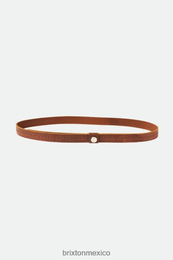 Brixton accesorios estrella marrón unisexo banda de sombrero con escudo ajustable DV42H344