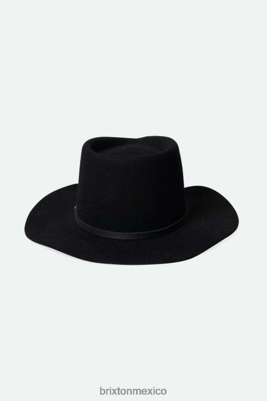 Brixton accesorios negro unisexo sombrero de vaquero del río whisky DV42H206