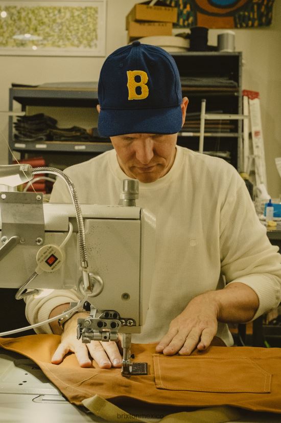 Brixton x Artifact accesorios marrón unisexo banda de sombrero ajustable de cuero DV42H373