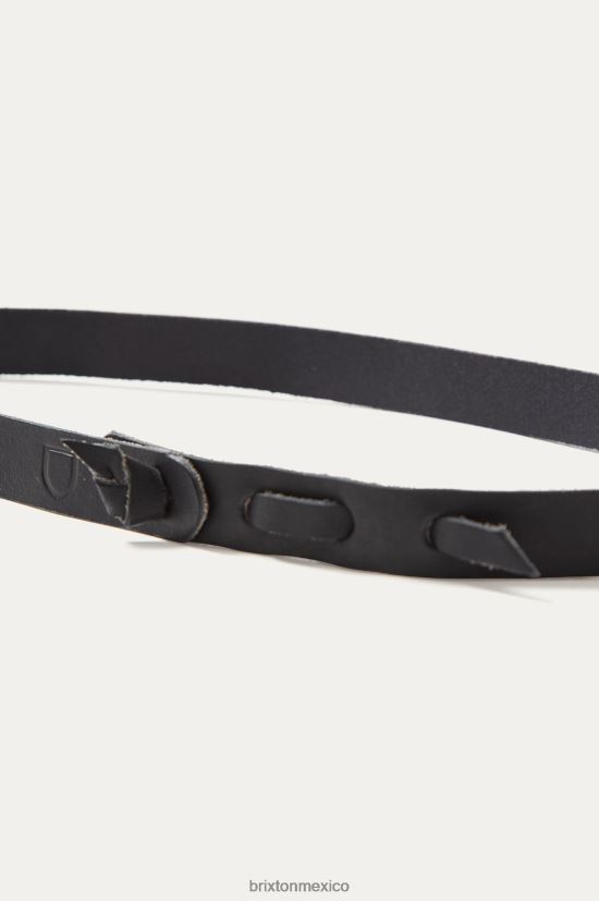 Brixton x Artifact accesorios negro unisexo banda de sombrero ajustable de cuero DV42H372